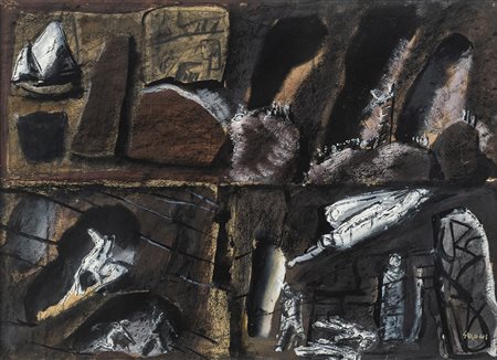 MARIO SIRONI 
Senza titolo, 1950 ca.