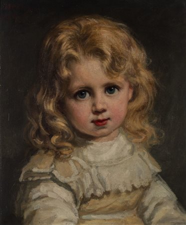 George Peter Alexander Healy (Boston 1808-Chicago 1894)  - Ritratto di bambina