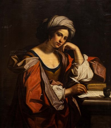 Scuola italiana, secolo XIX, da Guercino - Sibilla Persica