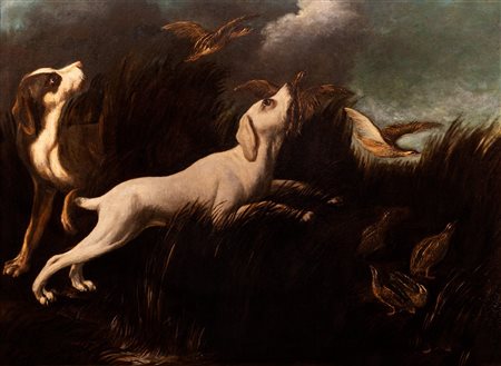 Baldassare de Caro (Napoli 1689-Napoli 1750)  - Scena di caccia