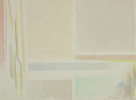 Riccardo Guarneri Campi di luce, 2007 tecnica mista su cartoncino, cm. 57x78...