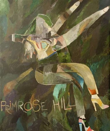 Daniele Nalin Primrose Hill, 1983 olio su tela, cm. 120x100 Firma in basso a...