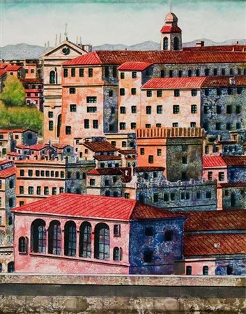 Tonino Caputo Senza titolo olio su tela, cm. 50x40 Firma in basso a dx Opera...