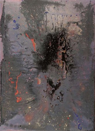 Maria Helena Manzan Vesuvio, 2009 smalto e tecnica mista su tela, cm. 67x49...
