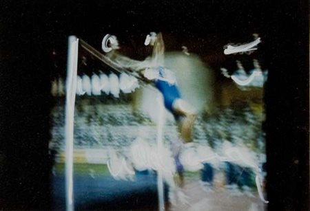 Mario Schifano Senza titolo fotografia con intervento a mano, cm. 13x18 Sul...