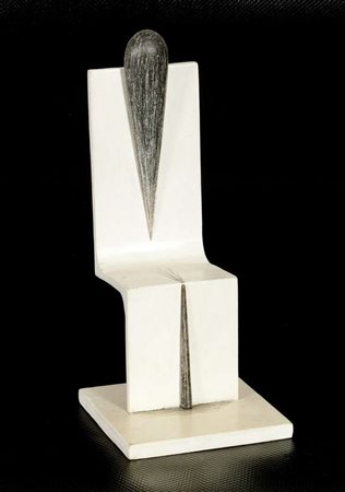 Bruno Conte Sedesclamante, 1992 scultura in legno laccato e grafite, cm....