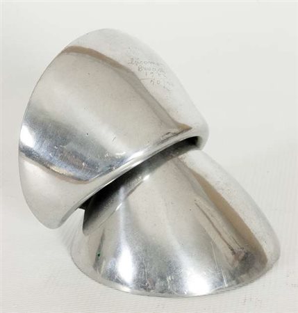 Giacomo Benevelli Liaison, 1974 due elementi in alluminio,es. 50/50, cm....