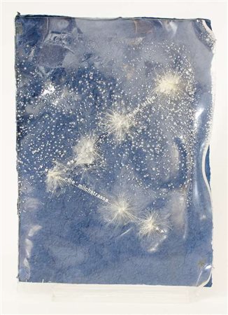 Gloria Persiani La via lattea, 1991 assemblaggio, cm. 35x25x2 Firma in basso...