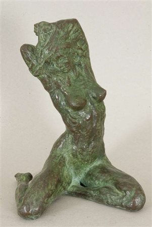 Vittorio Tessaro Senza titolo, 1980 scultura in bronzo,es. 1/3, cm. 32x22x21...