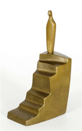 Veronica Van Eyck Senza titolo, 1966 scultura in bronzo dorato,es. p.a., cm....