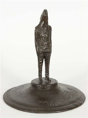 Jean Michel Folon Pensée "homme poisson", 2000 scultura in bronzo,es. 3/50,...