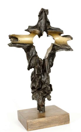Francesco Somaini Grande martirio, 1960 scultura in bronzo parzialmente...