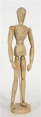 Gianni Martinucci Senza titolo microscrittura su manichino, cm. h. 32 Firma...