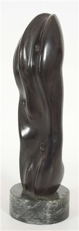 Guido Pinzani Senza titolo, 1991 scultura in bronzo su base di marmo verde,...
