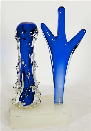 Riccardo Licata Genesi, 1995 scultura in vetro di Murano. Pezzo unico, cm....