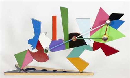 Alessandro Scardazzi Aggressione selvaggia, 2005 scultura in ferro policromo,...