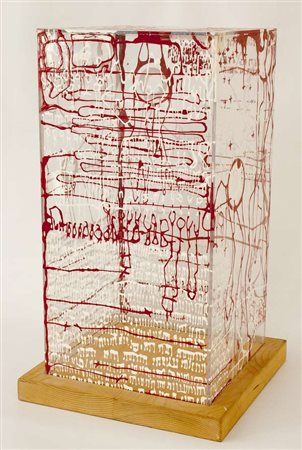 Federico Gori Life in a glass tower, 2003 acrilici su plexiglass con supporto...