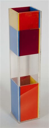 Maria Ferrero Gussago Sincron multiplo in plexiglass colorato, cm. 35x7x7...