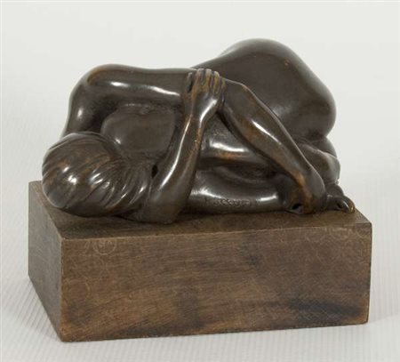 Wolfgang Alexander Kossuth Senza titolo, 1990/1991 scultura in bronzo,es....