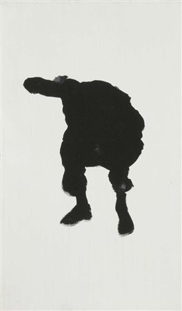 Angus Fairhurst Women abandoned by space, 1992 acrilico su tavola, cm. 50x30...