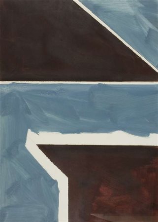 Urlich Erben Senza titolo, 1978 tempera su cartoncino, cm. 86x61 Firma al...