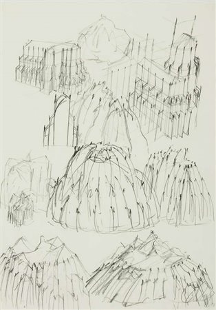 Tony Cragg Senza titolo, 1996 matita su carta, cm. 59x42 Firma in basso a dx...