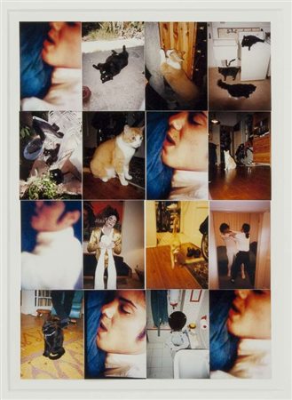 Cameron Jamie Senza titolo, 1998 collage di 16 foto a colori, cm. 39x28 Firma...