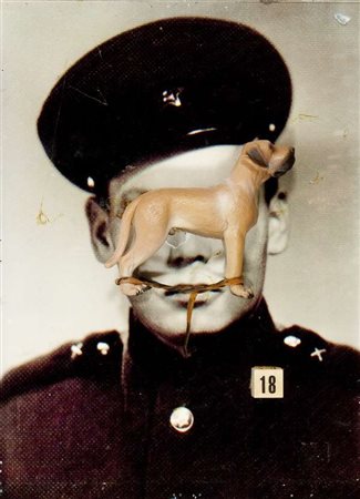 Julia Winter Senza titolo tecnica mista e applicazioni su cartoncino, cm....