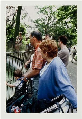 Dan Graham Family in Antwerp Zoo, 2003 fotografia a colori,es. 27/30, cm....