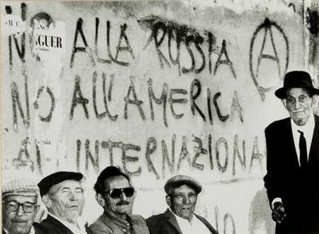 Mario Giacomelli Calabria fotografia in bianco e nero, cm. 30x40 Timbro...