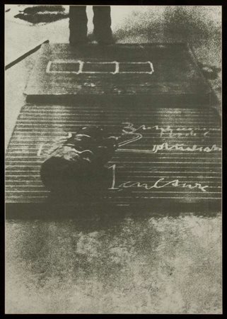 Joseph Beuys Senza titolo, 1978 serigrafia,es. 71/100, cm. 100x70 Firma in...