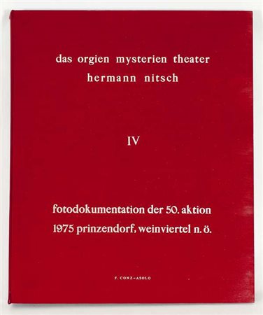 Hermann Nitsch Das orgien mysterien theater, 1975 4 cartelle contenenti 160...