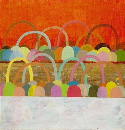 James Ferris Ich verlor die Augensterne, 2008-2011 acrilico su tela, cm. 71x69