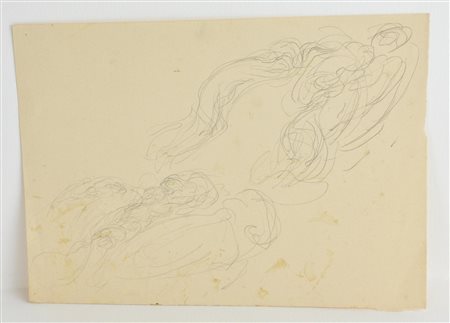 Edoardo Rubino SENZA TITOLO matita su carta, cm 17x22 L'opera presenta lievi...