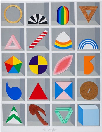 Lucio Del Pezzo (Napoli 1933-Milano 2020)  - Composizione, 1992