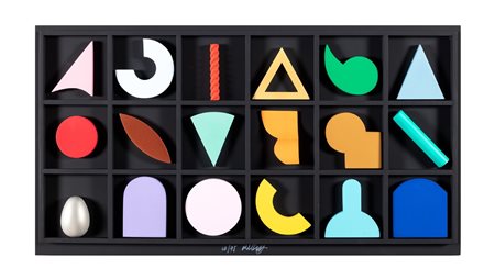 Lucio Del Pezzo (Napoli 1933-Milano 2020)  - Casellario, 1988