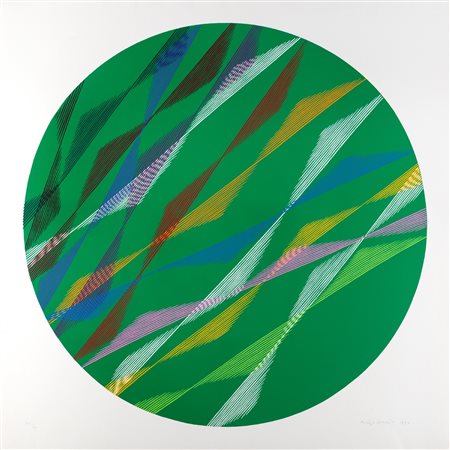 Piero Dorazio (Roma 1927-Perugia 2005)  - Composizione verde, 1990