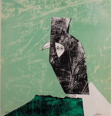 Gianni Dova (Roma 1925-Pisa 1991)  - Volatile