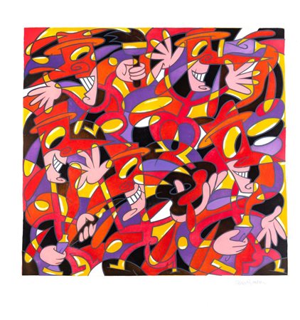 Pablo  Echaurren (Roma 1951)  - Artisti mica tristi, 1998