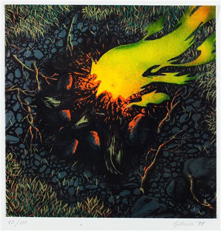 Piero Gilardi (Torino 1942)  - Vegetazione, 1977