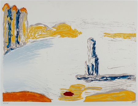 Virgilio Guidi (Roma 1891-Venezia 1984)  - Isola di San Giorgio