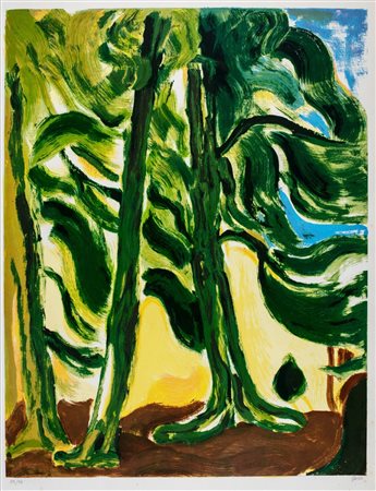 Virgilio Guidi (Roma 1891-Venezia 1984)  - I grandi alberi