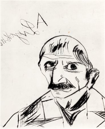 Antonio Ligabue (1899-1965)  - La terra e il contadino, 1967