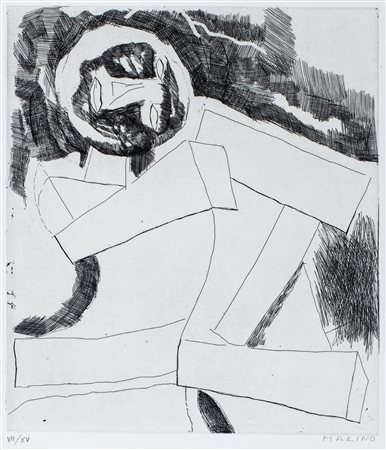 Marino Marini (Pistoia 1901-Viareggio 1980)  - Guerriero, 1962