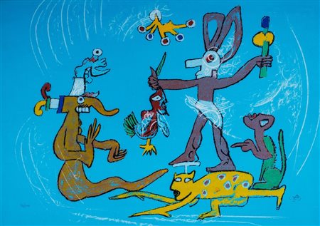 Roberto Sebastian Matta (Santiago Del Cile  1911-Civitavecchia 2002)  - Senza titolo