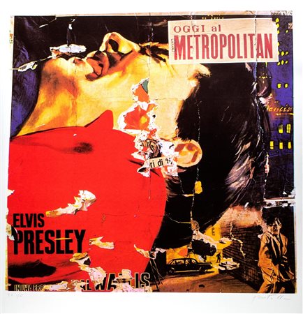 Mimmo Rotella (Catanzaro 1918-Milano 2006)  - Assalto nella notte, 2004