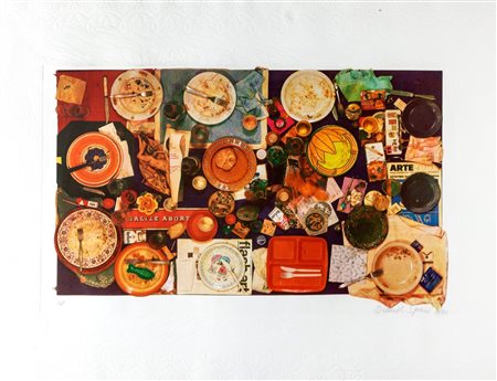 Daniel Spoerri (Galati 1930)  - Cucina astrogastro, 1970 / '71