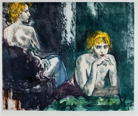 Alberto Sughi (1928-2012)  - Due donne