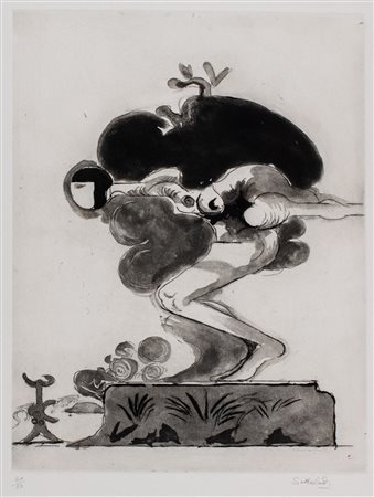 Graham Sutherland (Londra 1903-Kent 1980)  - Le Plongeur, 1973