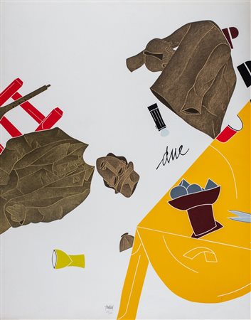 Emilio Tadini (Milano 1927-2002)  - Composizione